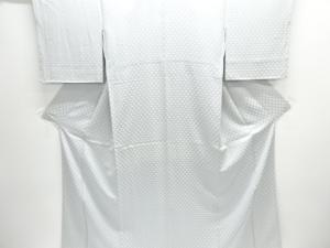 花菱模様織り出し色無地着物